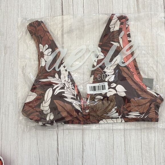 Aerie Floral Bikini Top NWT - Picture 6 of 7